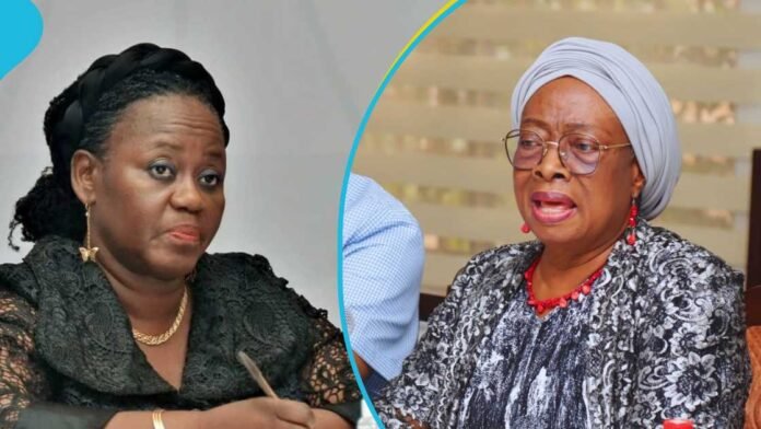 Former Chief Justice Gertrude Torkornoo, and former Chief Justice Sophia Akuffo