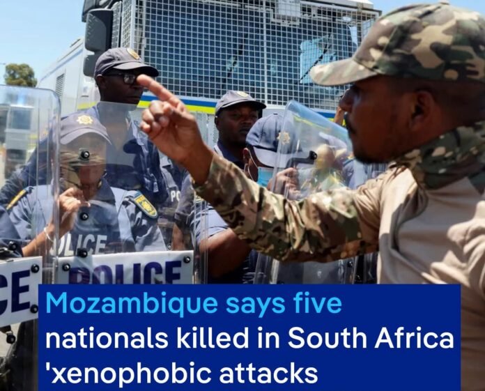 5 Mozambicans killed in SA xenophobic attacks
