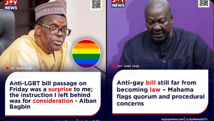 Ntim Fordjour tackles Mahama and Bagbin over the anti LGBTQ Bill