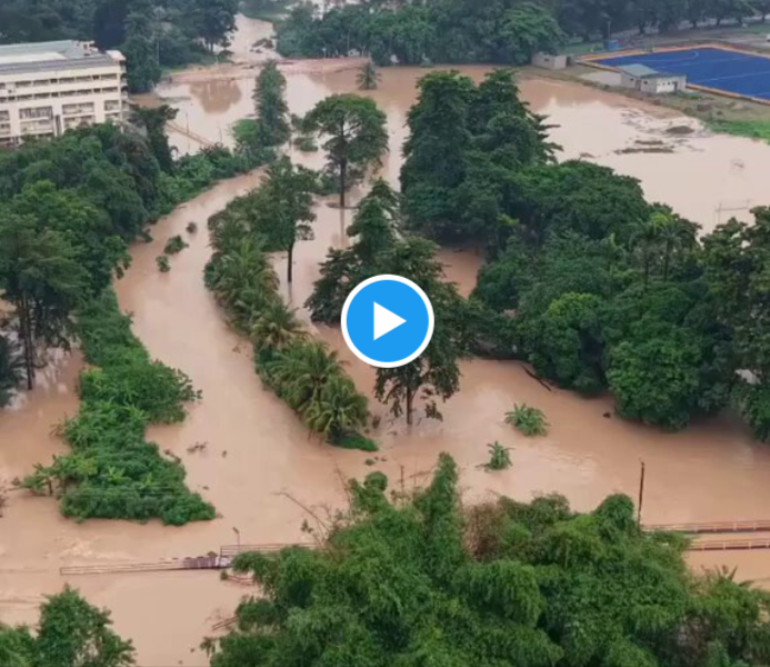 KNUST underwater as campus floods after heavy rains