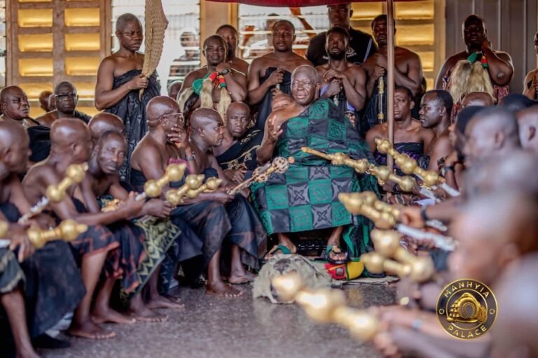 See photos as Asantehene announce Nana Yaa Akyaa II as new Asantehemaa to Kumasi Traditional Council
