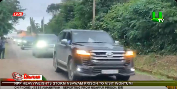 Dr Bawumia leads NPP delegation to Nsawam Prison to visit incarcerated Wontumi
