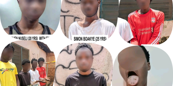 Ghana Police arrest 44 suspects in a drug network bust targeting university students