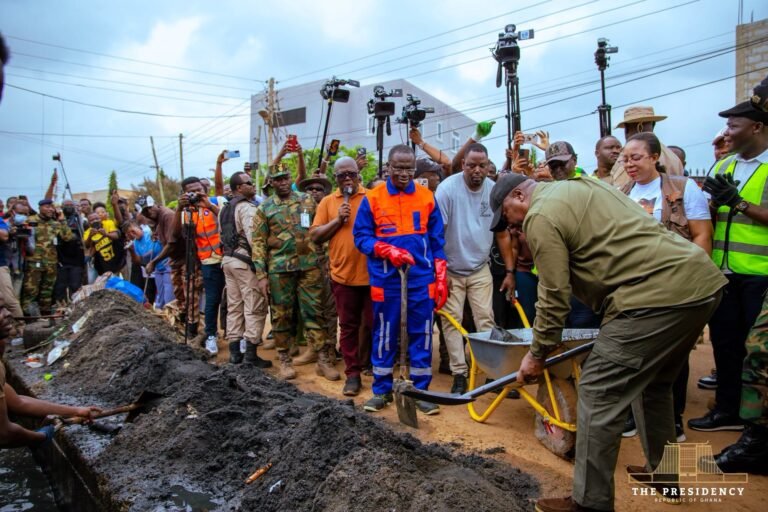 “The drains are not garbage instruments” – Mahama tells Ghanaians