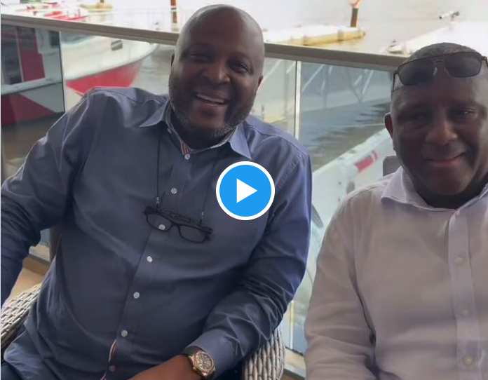 Ibrahim Mahama hangs out with Nigerian billionaire