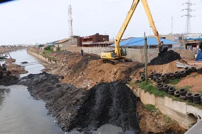 Odaw River dredging