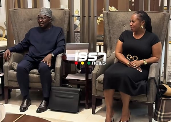 Dr Bawumia and Adwoa Safo