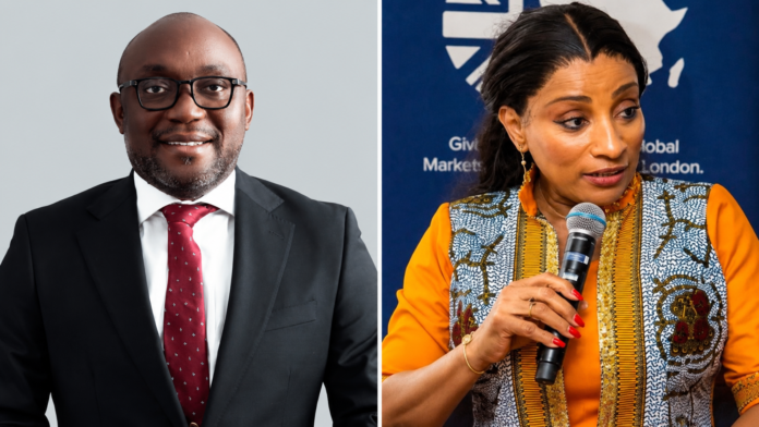 Dr Kingsley Agyemang and Sabah Zita Benson