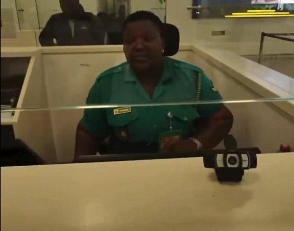 Female immigration officer captured in viral video demanding ‘breakfast’ from passenger transferred