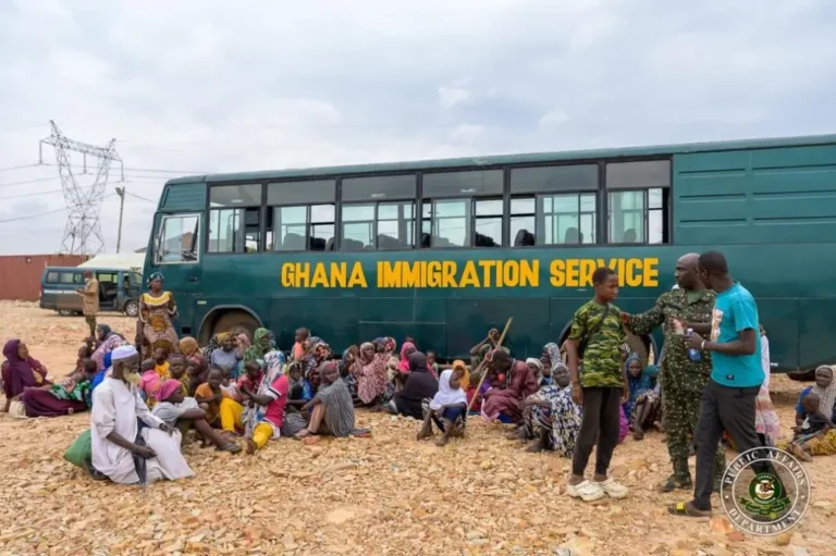 Ghana Immigration Service removes 1,055 migrant beggars from the streets of Accra and Kumasi