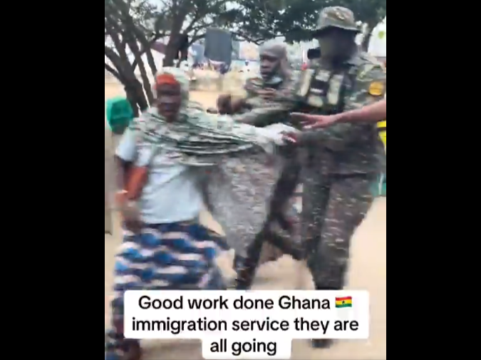 Ghana Immigration detains undocumented immigrants and beggars in Accra street raids