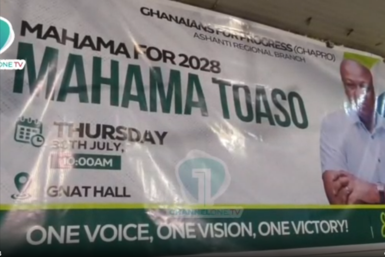 “Mahama for 2028; Mahama Toaso” – Ghanaians for Progress declares 