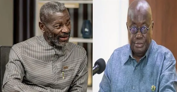 Kofi Amoabeng and former president Akufo-Addo