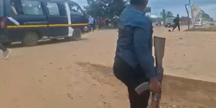 Scenes from the incident