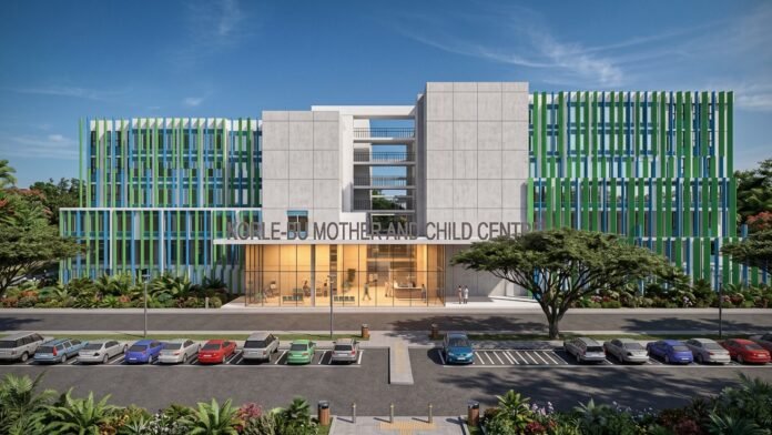 The proposed 400-bed Korle Bu mother and child block