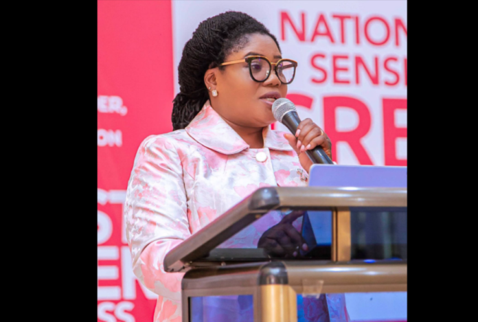 Dr Agnes Naa Momo Lartey, the Minister of Gender, Children and Social Protection