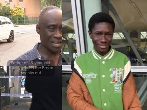 Father of 15-year-old Ghanaian shot dead in US speaks