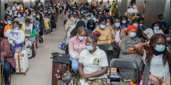 Ghanaians evacuated from South Africa
