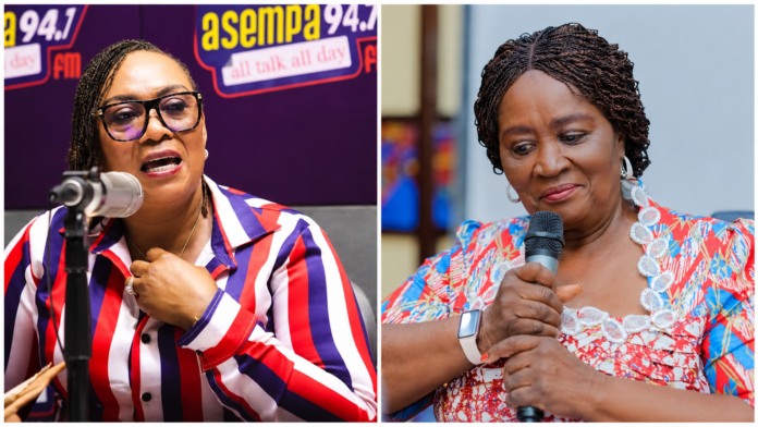 Hawa Koomson and Prof Opoku-Agyemang