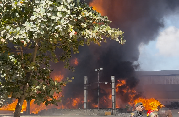 North Industrial Area fire..