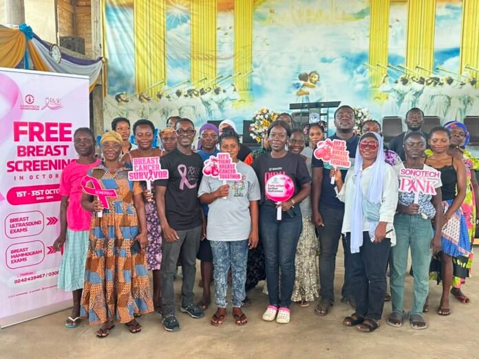 Some beneficiaries of the free breast cancer screening